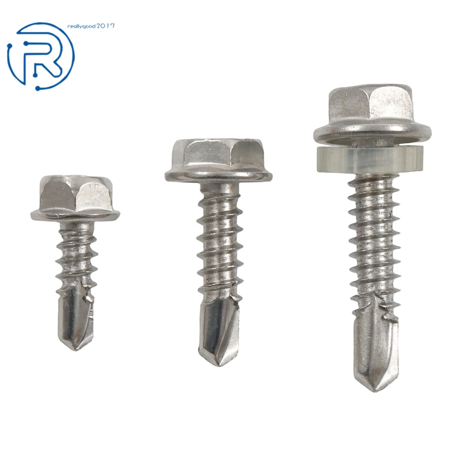 Set of 370 Stainless Steel Self Drilling Screws Assortment Kit