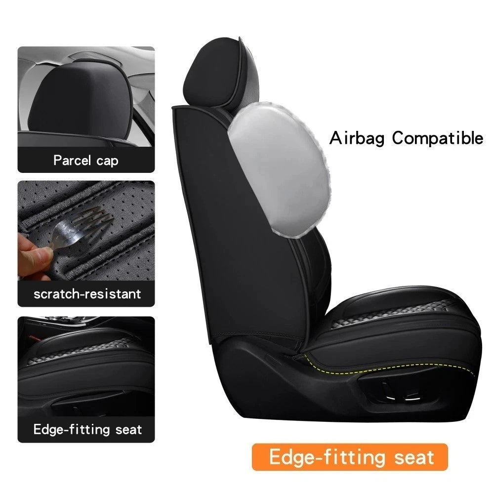 Leather Waterproof Seat Covers for Nissan (5 Seats)