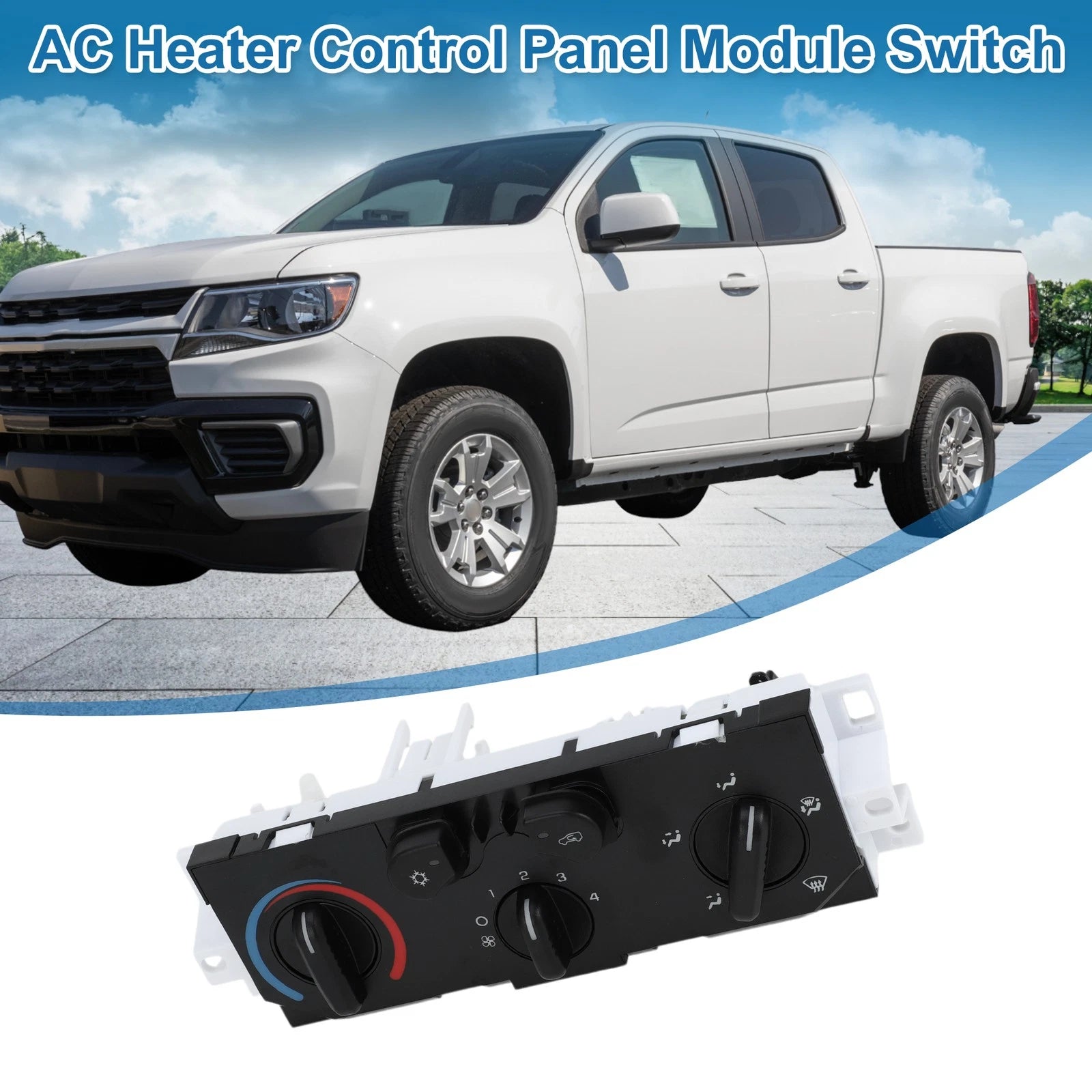 HVAC A/C Heater Climate Control Panel for Chevrolet Colorado (2004–2012)
