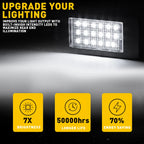 2 LED License Plate Lights for Chevrolet Malibu (2016–2022) & Equinox (2018–2022)
