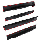 4X Rocker Panels Cover for GMC Sierra 1500 Crew Cab (1999–2007) 02RPA4501ABK