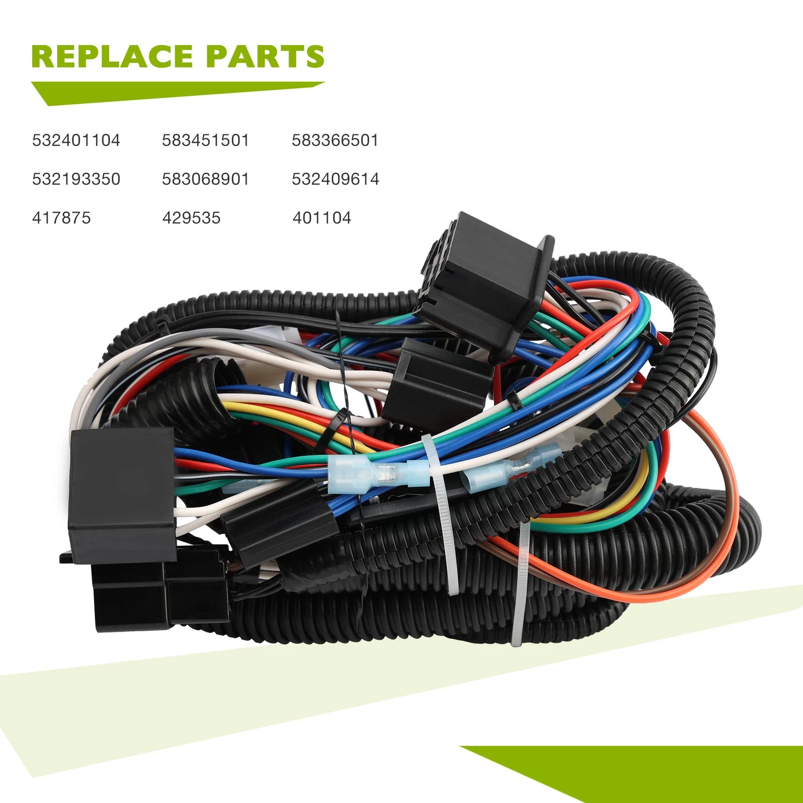 Ignition Wire Harness for Husqvarna 2748GLS GTH 2648 3052TF LGT 2654 (532401104)