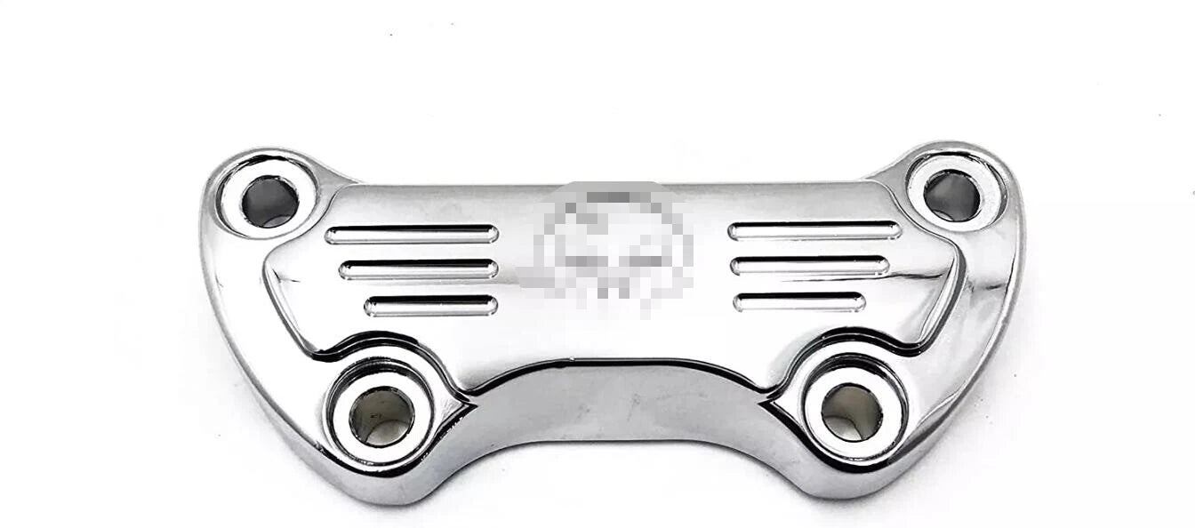 Chrome Skull Handlebar Riser Clamp for Harley Sportster 883, Dyna
