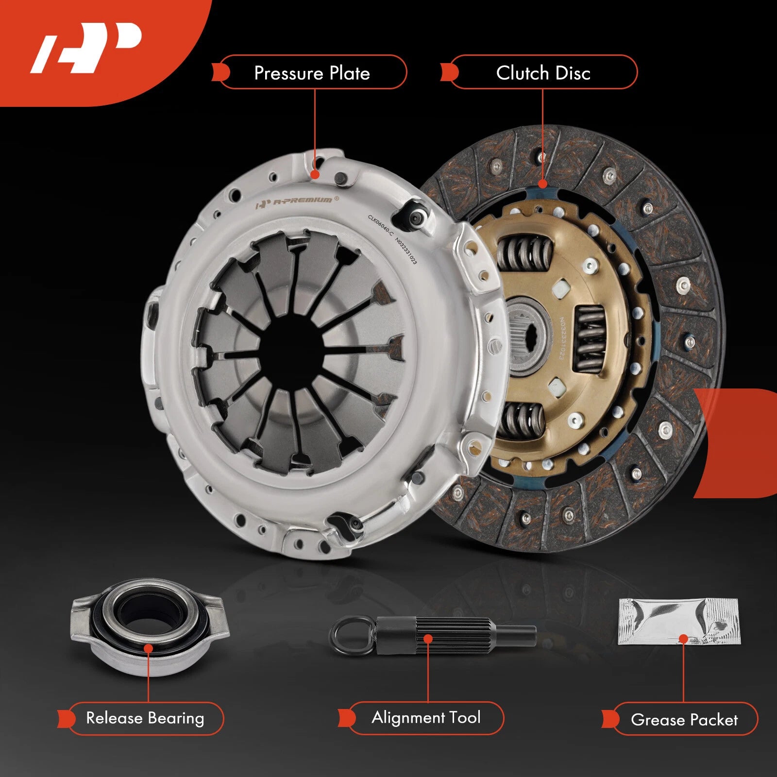 Clutch Kit for Nissan Sentra 1986–1999, 200SX 1995–1998