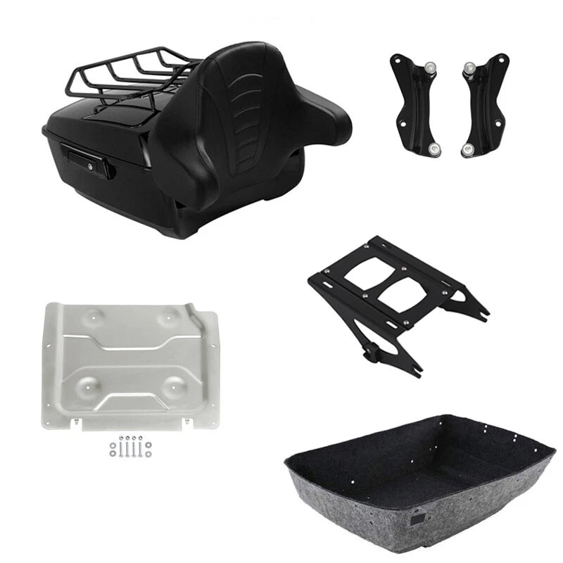 Trunk Backrest Rack Mount Plate for Harley Road Glide (2014–2026)
