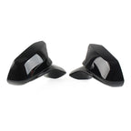 2X Rear View Side Mirror Cover Overlay for Chevrolet Camaro (2016–2021) Black