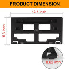 Black Front License Plate Bracket Holder for 2019-2022 Ford Ranger