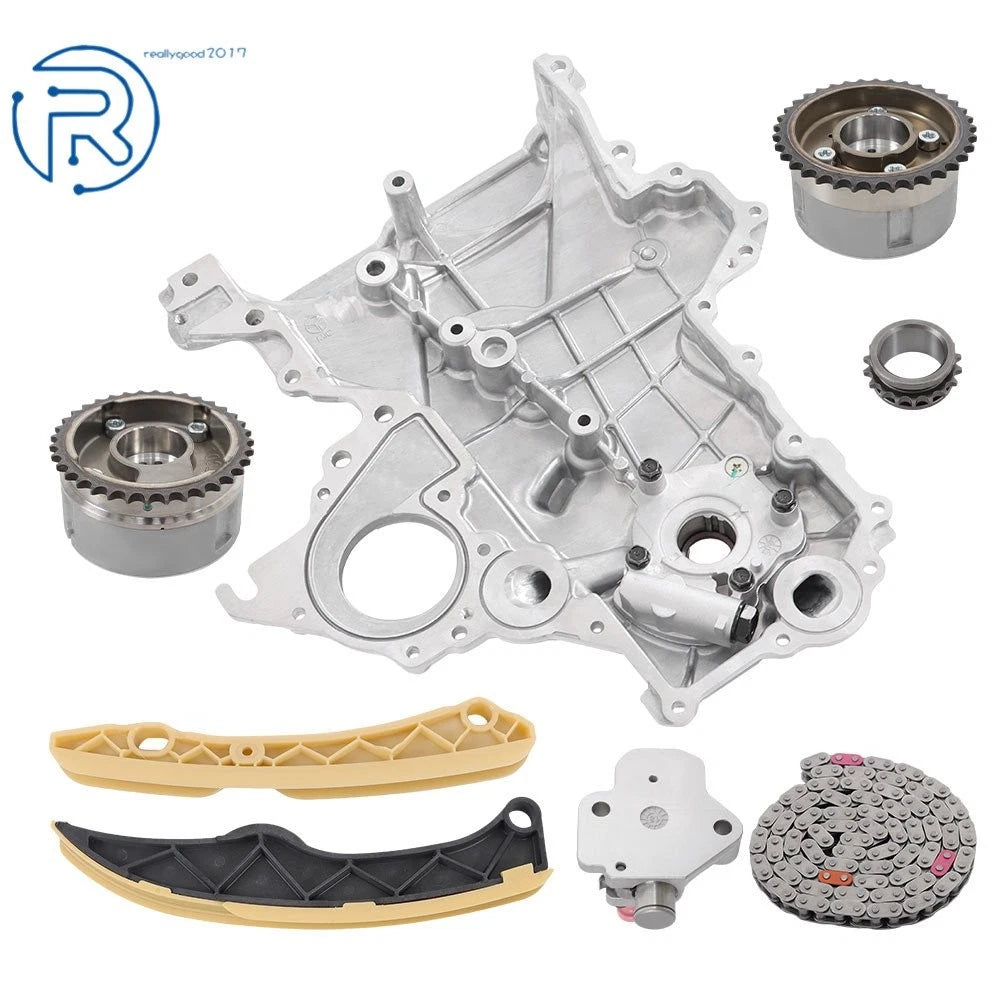 Timing Chain Kit + VVT Gear + Oil Pump Cover for Hyundai Accent, Kia Rio (2012–2021)