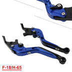 CNC Blue Extendable Brake Clutch Levers for Honda CBR650R CB650R/F (14-23)