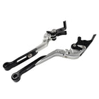 Silver Extendable Brake Clutch Levers for BMW R1200GS (2004-2012) R1200GS ADV (2006-2013)