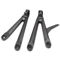 2X Black Passenger Rear Foot Peg Footrest for Honda CBR 600 RR (2005–2006)