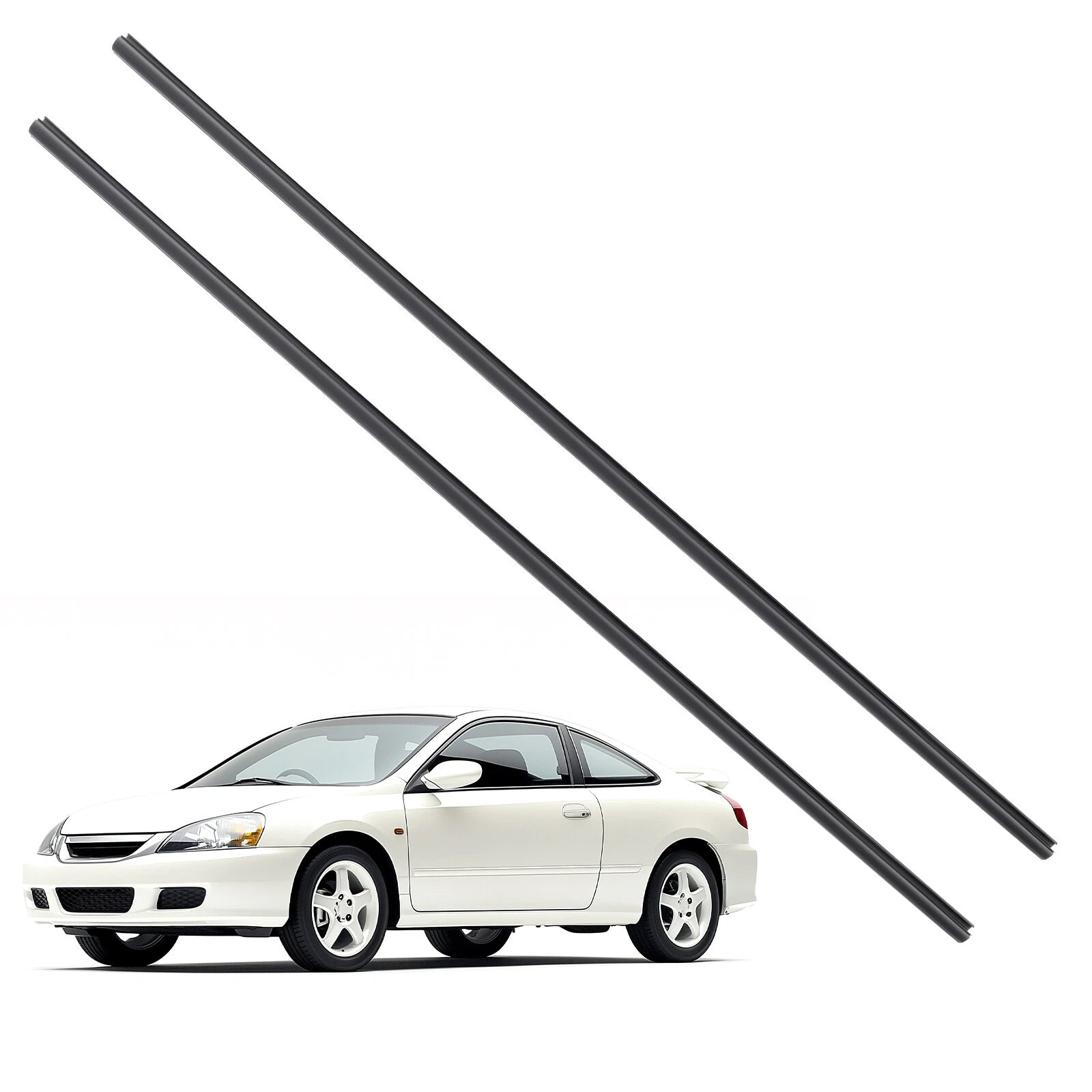Window Glass Trim Set for Honda Civic Coupe (2001-2005)