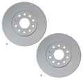 Set of 2 Front Vented Brake Disc Rotors 288 for Audi Volkswagen