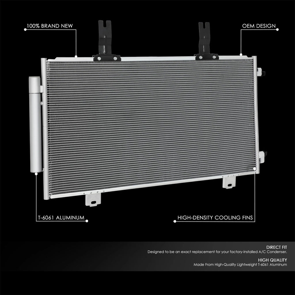 A/C Condenser Assembly for Acura RDX 2.0L (2019–2023) OE Style Aluminum