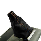 Manual Shift Boot for Honda Civic SI (2012–2015) Carbon Fiber Orange Stitch