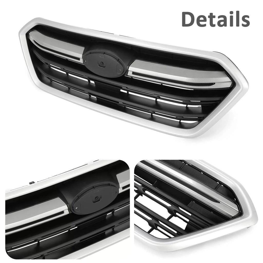 Front Grille for Subaru Outback (2018–2019) SU1200173, Black Painted