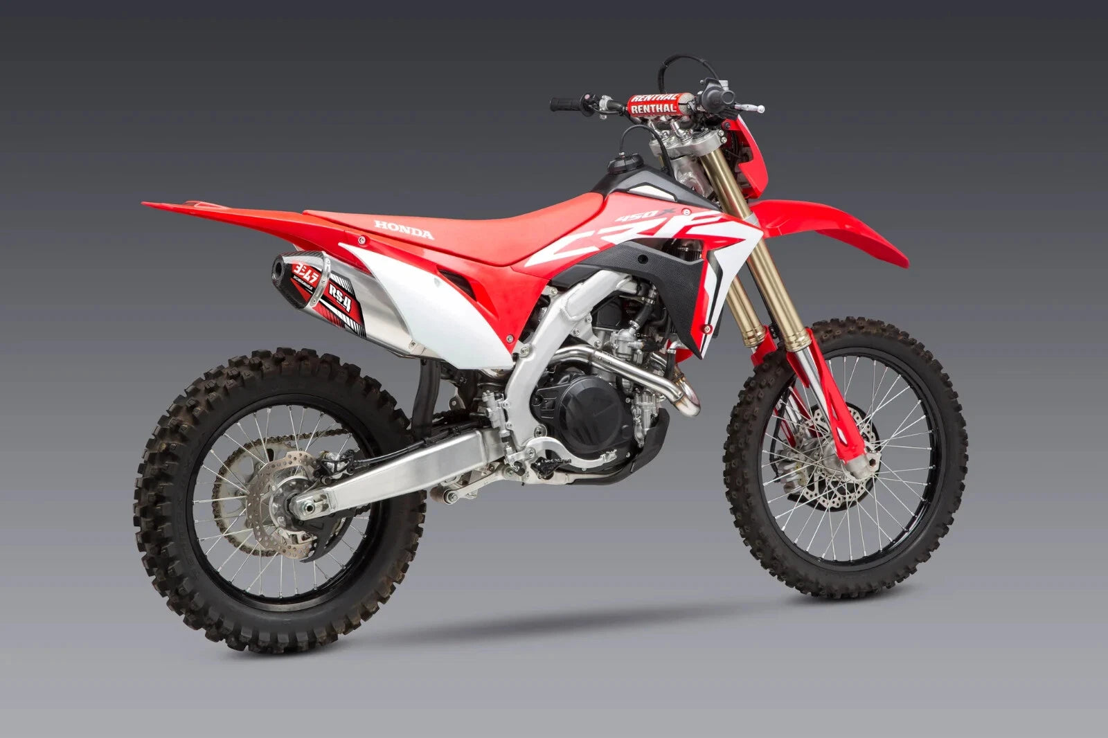 RS-4 Stainless Full Exhaust with Aluminum Muffler for Honda CRF450X (2019–2024)