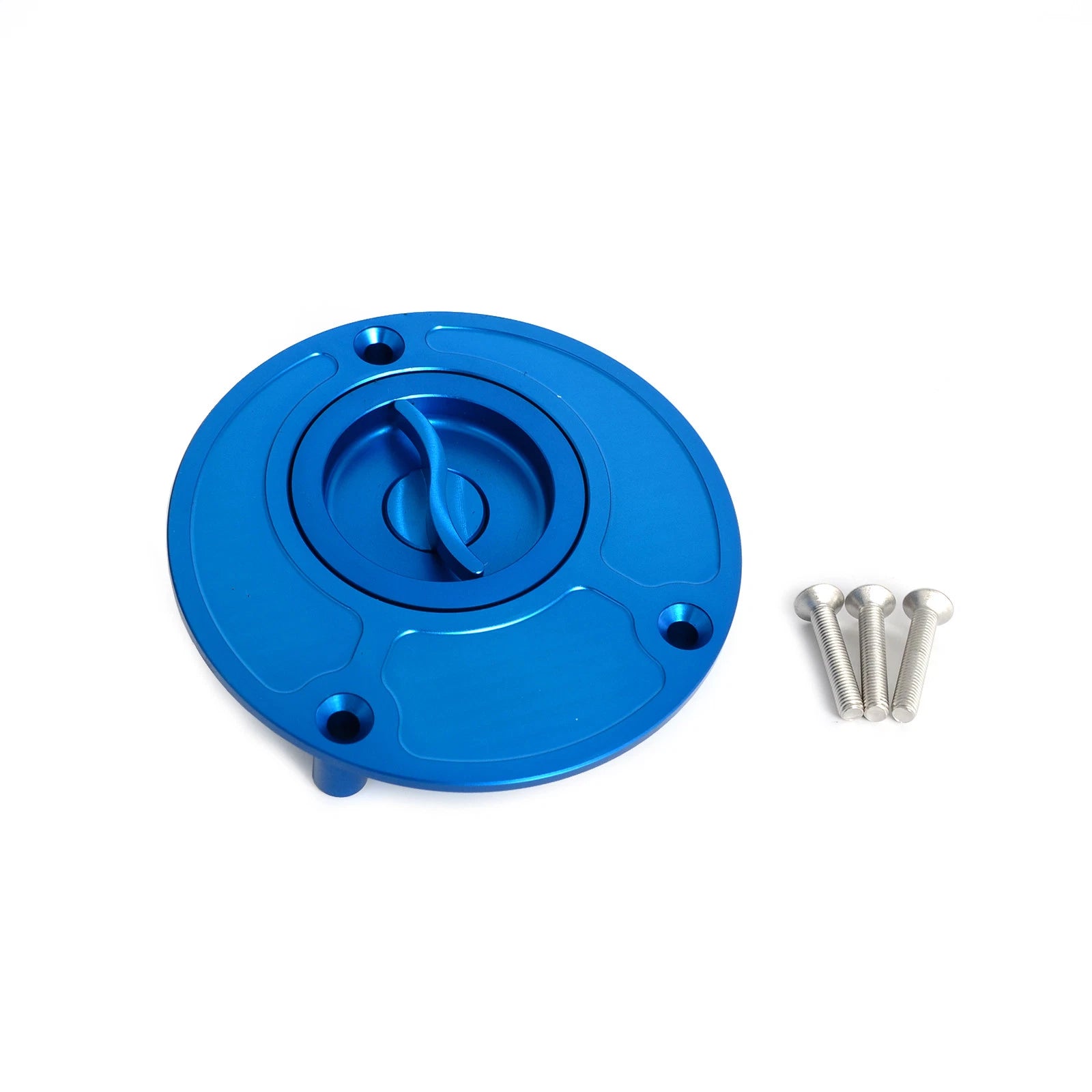 CNC Keyless Fuel Gas Cap for Yamaha FZ1 FZ6R FZ600 FZ750R FZR1000 (2001–2016)