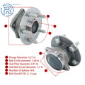 2X Rear Wheel Hub Bearing 512218 for Pontiac Vibe Toyota Matrix (2003–2008)