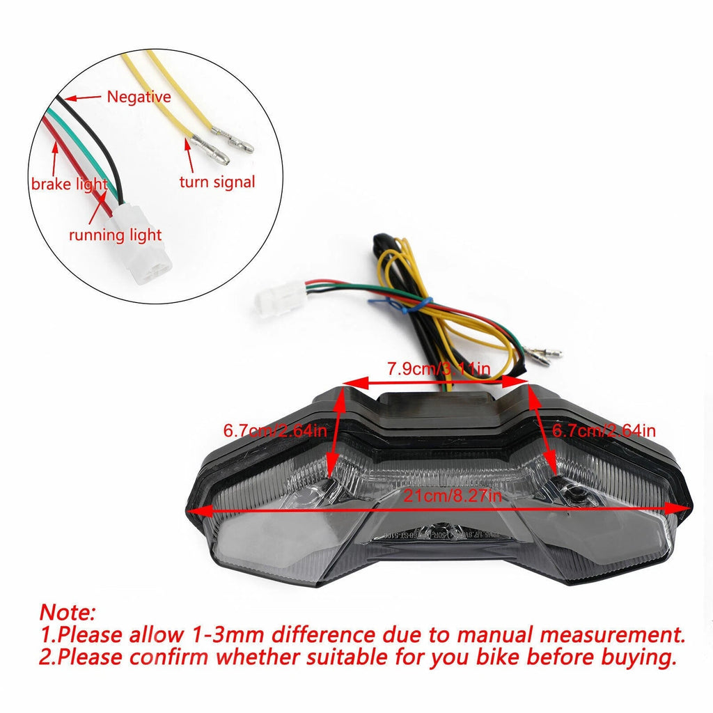 Integrated Blinker Taillight for Yamaha FJ09 MT-09 Tracer (2015–2018)