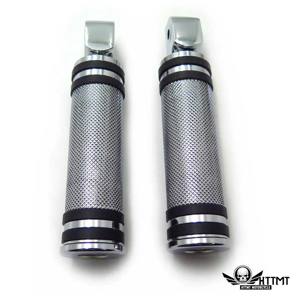 Diamond Chrome Footpegs Footrest for Yamaha V-Star 1000 650 Royal Star V-Max (1999–2017)