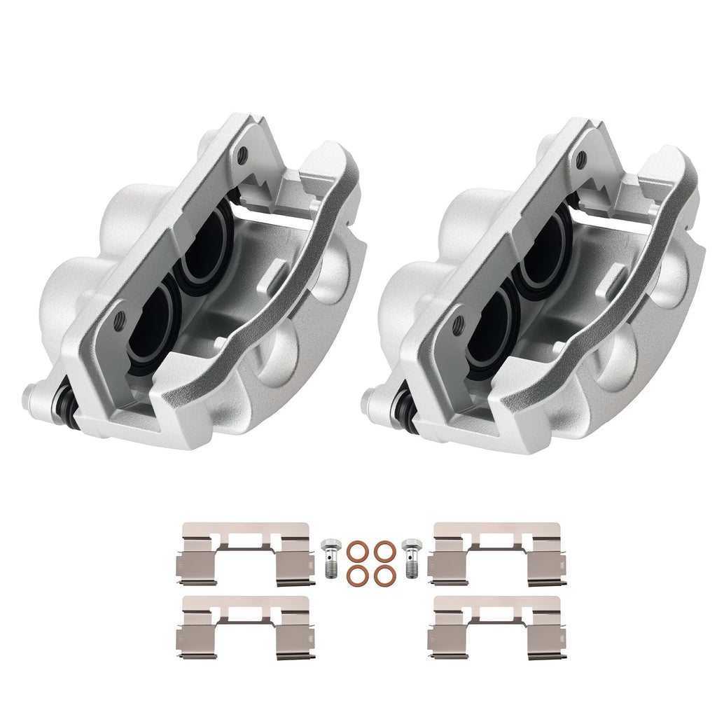 Front Disc Brake Calipers Set with Bracket for Ford F-150/Lobo (2004–2005)