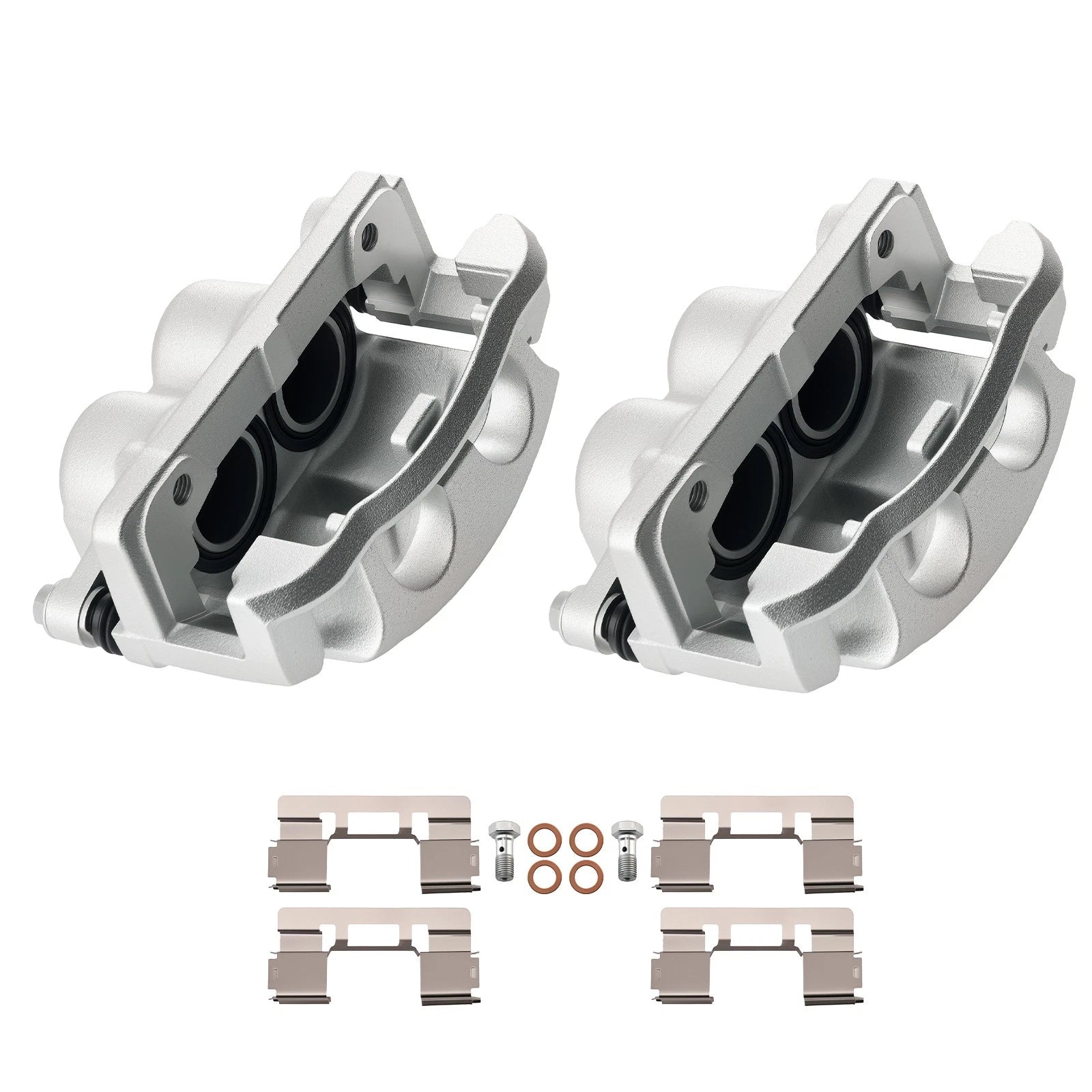 Front Disc Brake Calipers Set with Bracket for Ford F-150/Lobo (2004–2005)