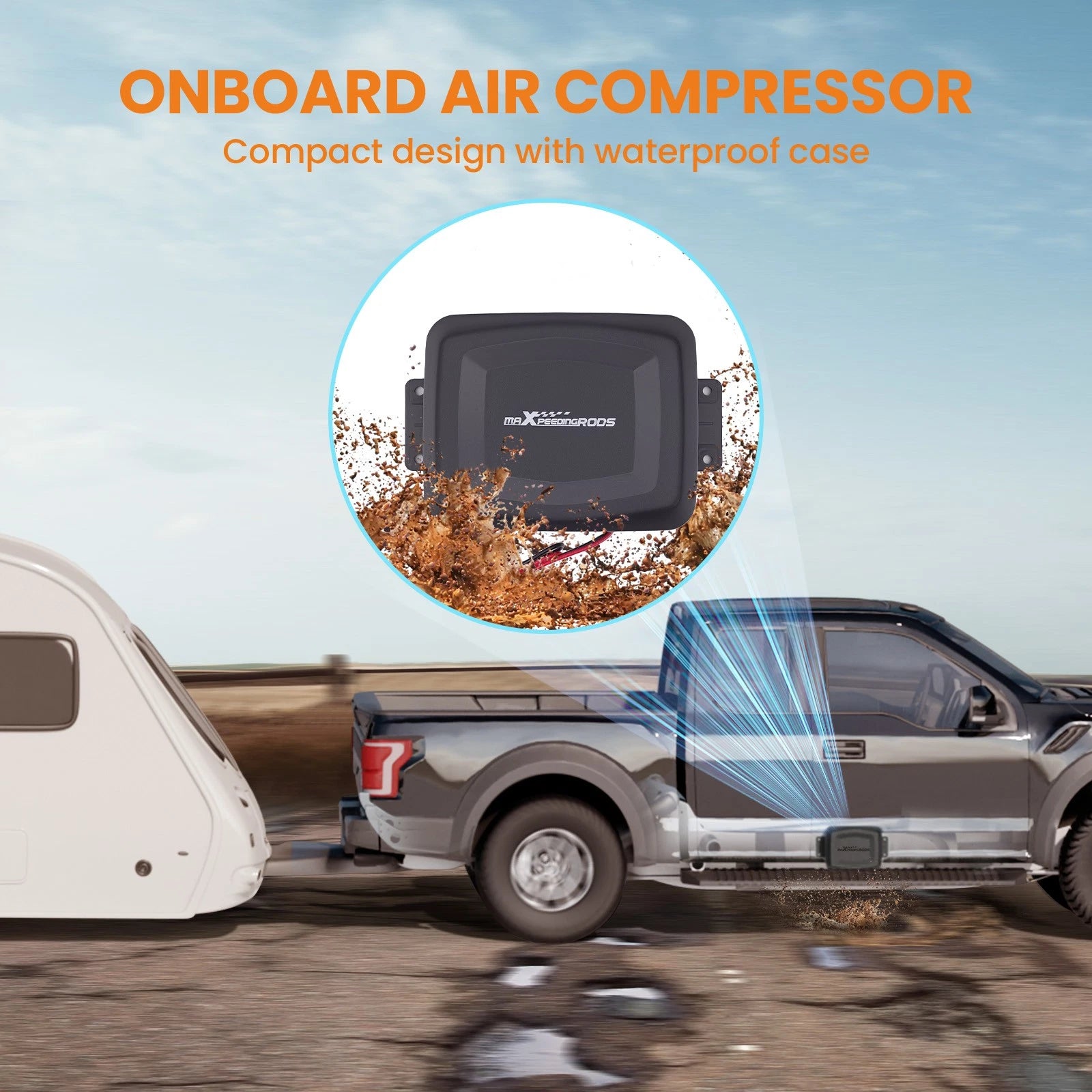 Air Suspension Bags Shock Compressor Kit for Ford F-150 (1975–2003)