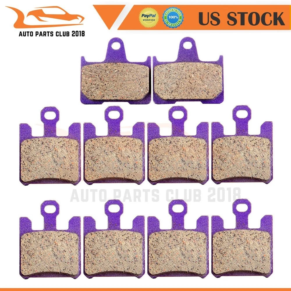 Carbon Fiber Front & Rear Brake Pads for Suzuki GSX-R1000 (2003)