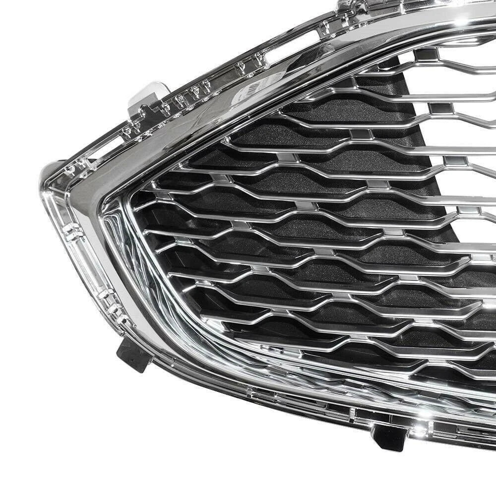 Chrome Honeycomb Front Upper Bumper Grille for Ford Fusion (2019–2020)