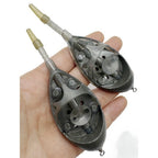 Compact Zinc Alloy Bait Cage for Carp Fishing Boat Feeder Tool