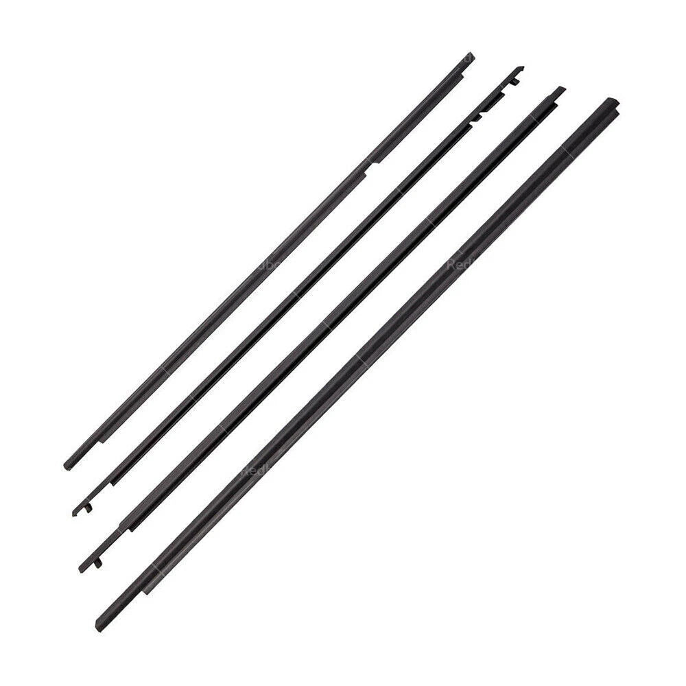 Set of 4 Window Glass Seals for Toyota Corolla Sedan (2009–2012)