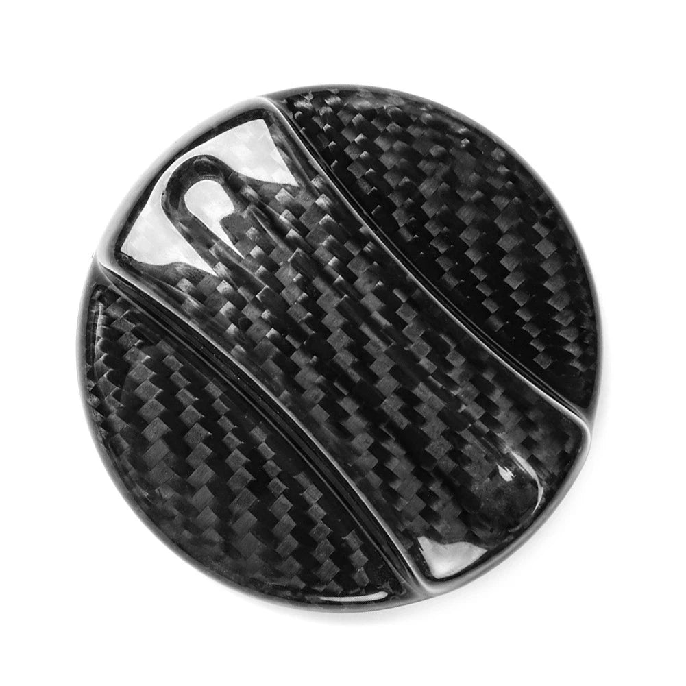 Fuel Tank Oil Gas Cap Cover for BMW All Models (Carbon Fiber, Black)