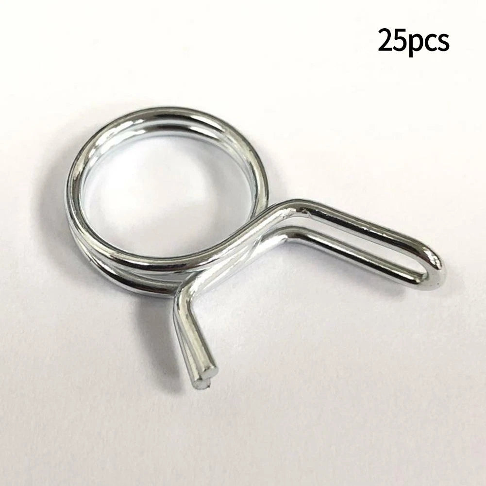 Set of 25 Fuel Hose Clips for Dual Line 5-16mm