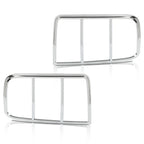 Set of 2 Tail Light Bezel Covers for Ford Mustang (2005–2009) Silver