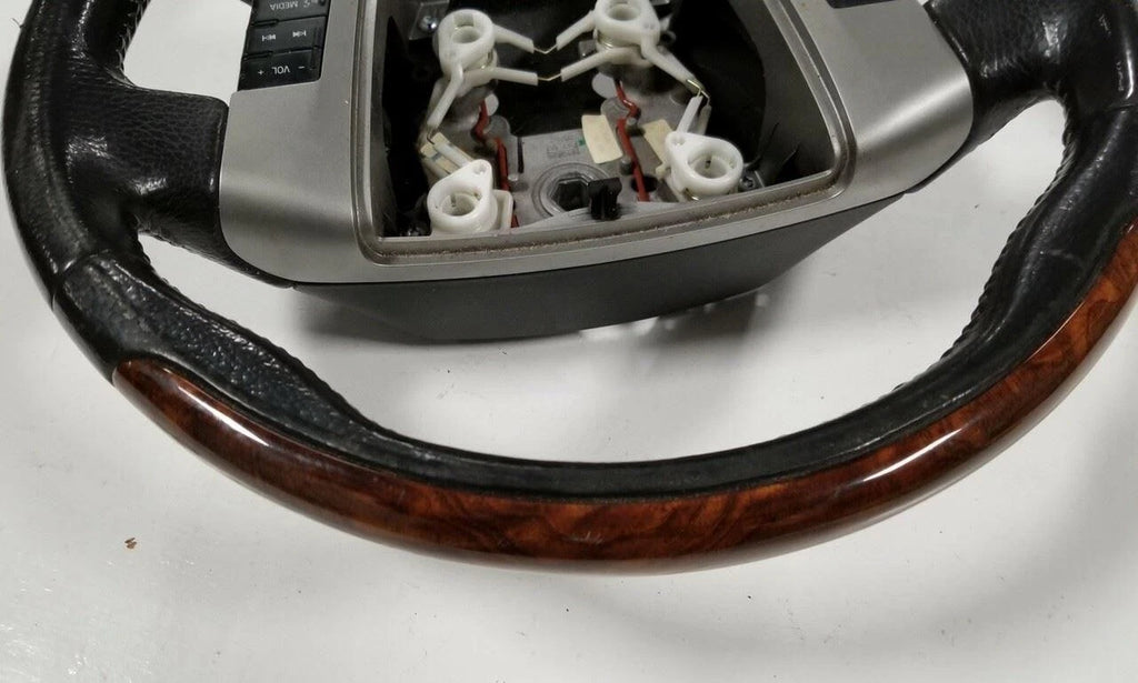 Steering Wheel for Ford Flex (2009–2012) Black with Wood Accent 8A83-3F563-EH