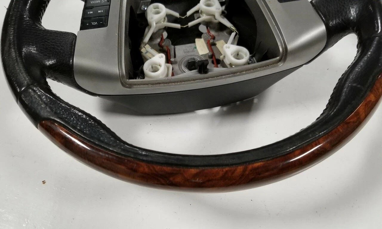 Steering Wheel for Ford Flex (2009–2012) Black with Wood Accent 8A83-3F563-EH