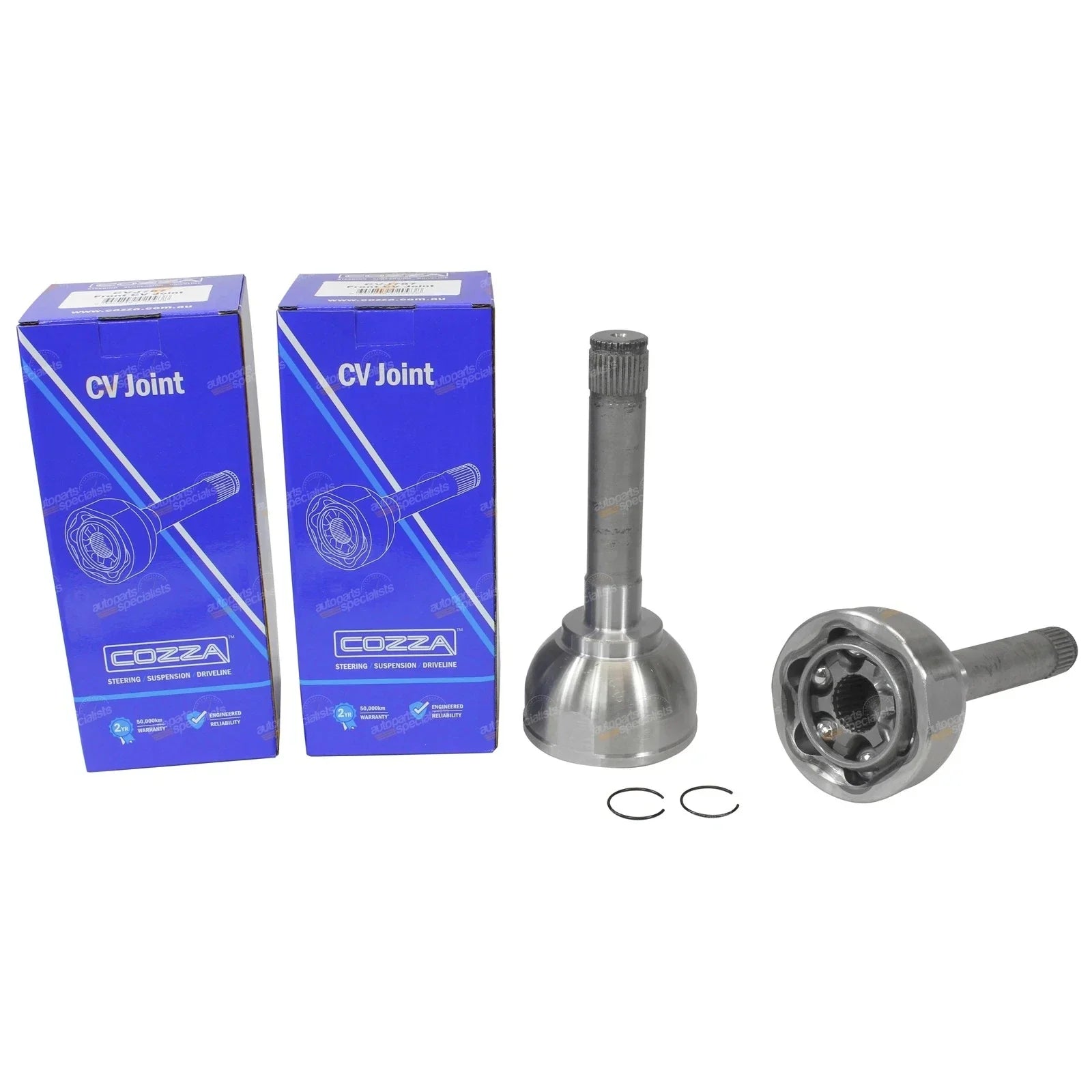 2 x CV Joints with Free Wheeling Hub for Toyota Landcruiser HZJ105/FZJ105