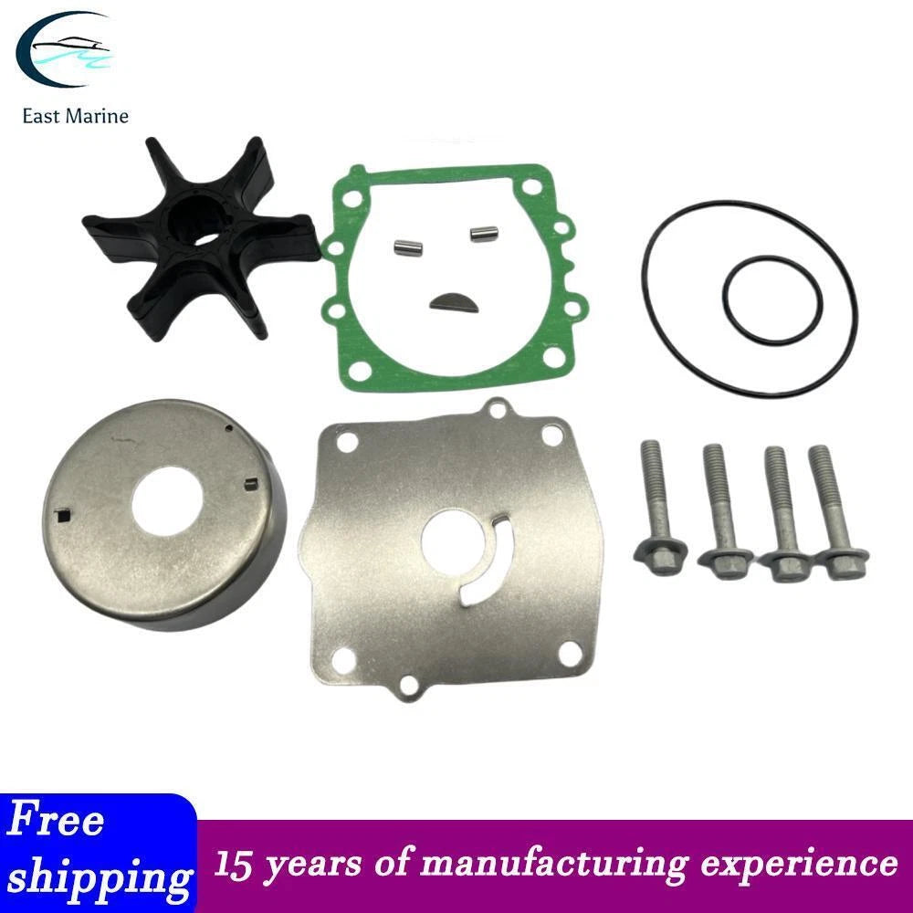 Water Pump Impeller Kit for Yamaha 2-Stroke 115 130 HP (6E5-W0078-3A)