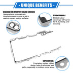 Durable Metal Oil Pan Gasket for Chrysler 300 (2005-2009)