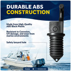 3X Floating Livewell Drain Plugs for Universal Use (1/2", 5/8", 3/4")