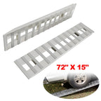 72" x 15" Aluminum Trailer Ramps for Truck Car Auto (6500 lbs Capacity)