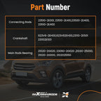 2.0L Crankshaft Rods & Bearing Set for Hyundai Tucson/Kia Soul (2012–2019)