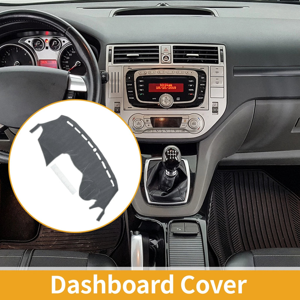 Dashboard Cover Mat for Ford Kuga 2 (2015) Gray 1 Pc