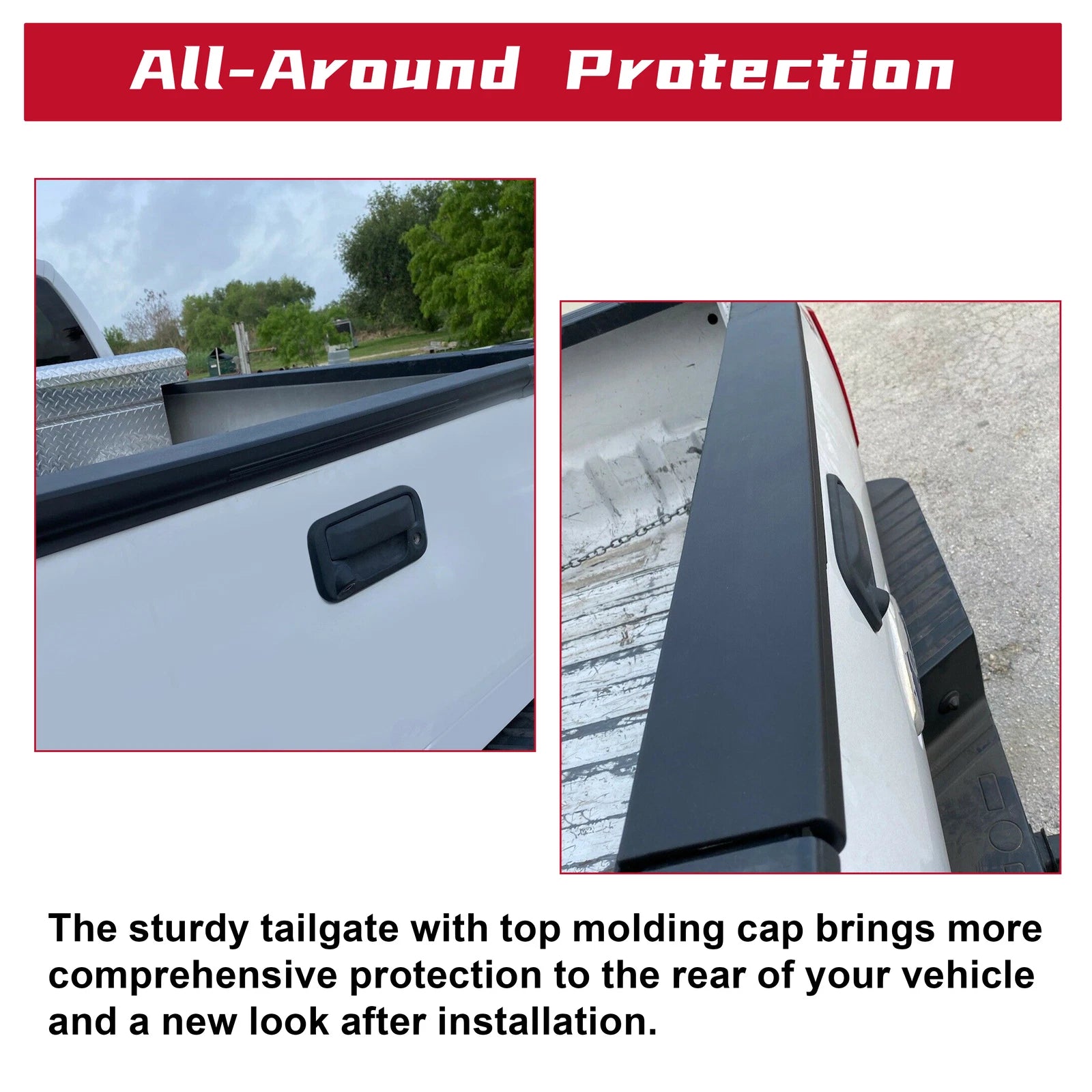 Tailgate Step Cover Trim for Ford F250 (2011-2016)