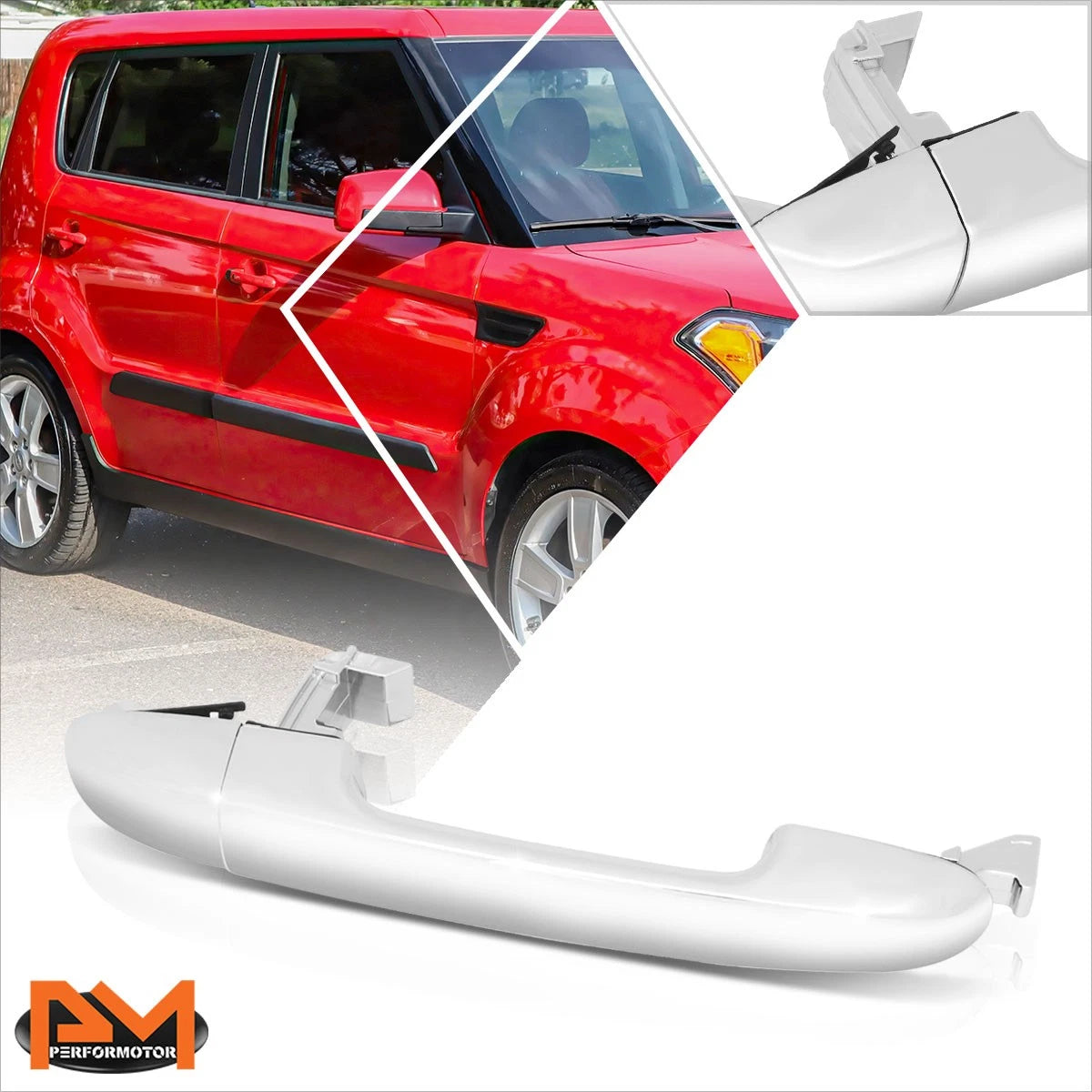 Exterior Outer Door Handle Chrome for Kia Soul (2010–2013)