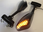 Yellow LED Mirror Lights for Suzuki GSXR 600 750 1000 Hayabusa SV650S TL1000R
