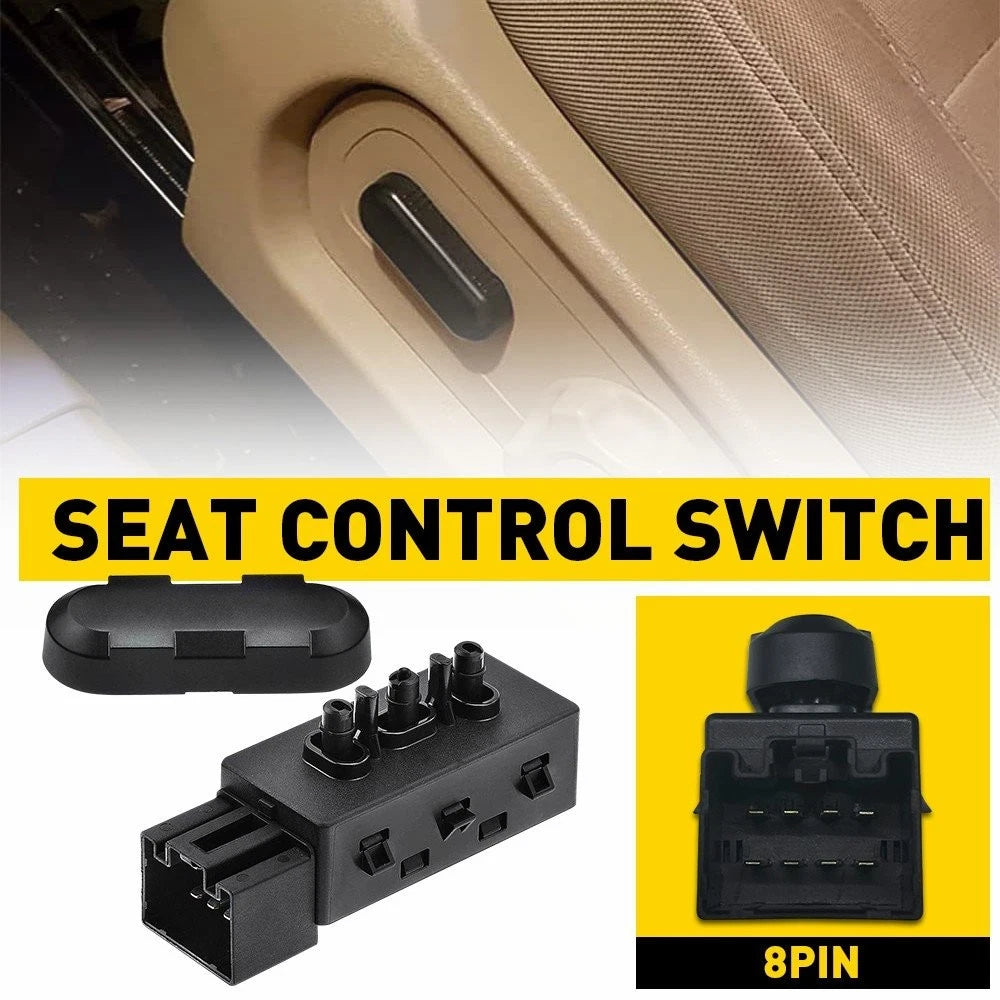 Front 6-Way Power Seat Adjuster Switch for Ford F-150 F-250 Mustang
