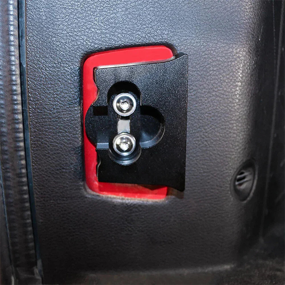 Black Aluminum Rear Door Tailgate Stopper for Jeep Wrangler (2007-2017)