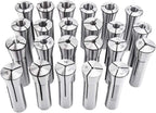 23 Piece Collet Set for Bridgeport (Fractional 1/16" to 3/4")
